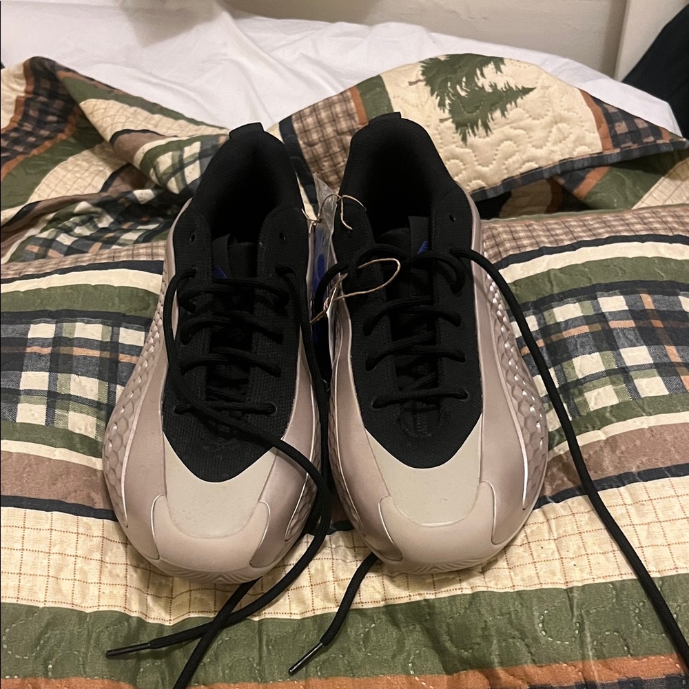 adidas Anthony Edward’s 1 Black and Gray Athletic Shoes